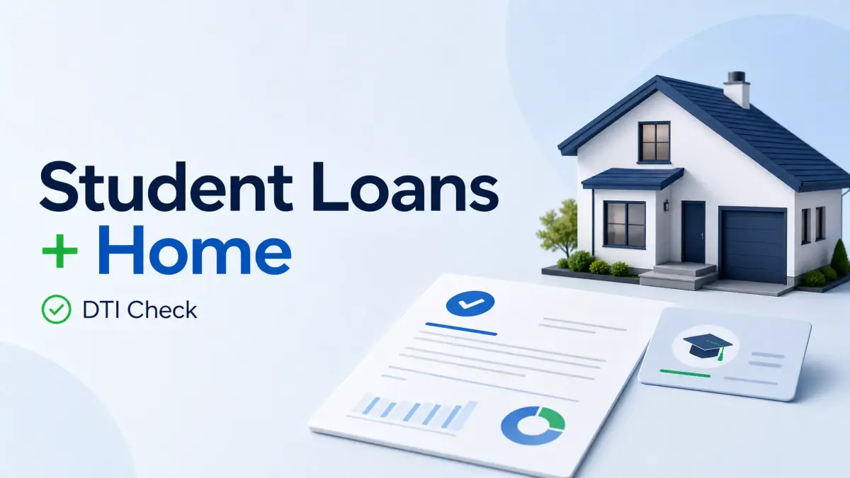 Buying Home With Student Loans in 2026: How IDR and Other Payments Affect Your DTI