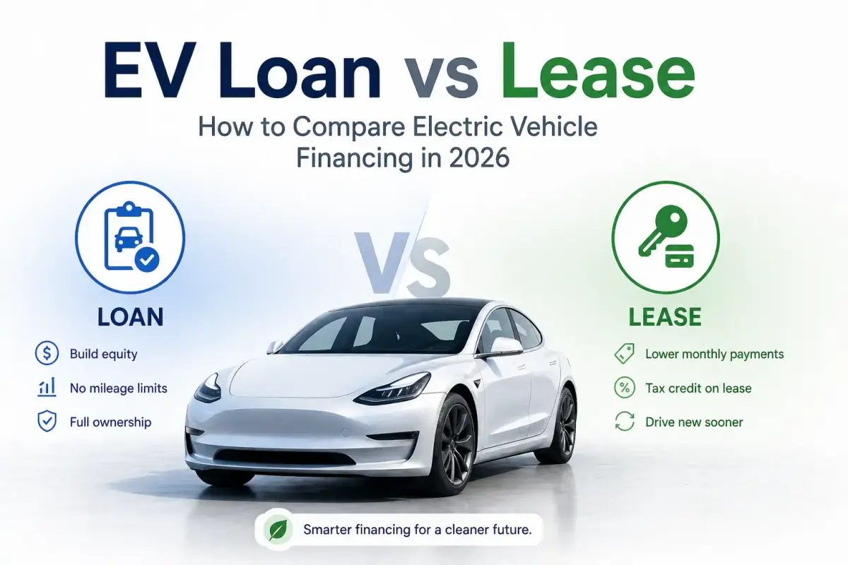 EV Loan vs Lease: How to Compare Electric Vehicle Financing in 2026