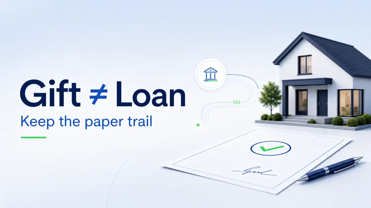 Mortgage Gift Letter: Down Payment Gift Rules, Paper Trail, and What Lenders Check
