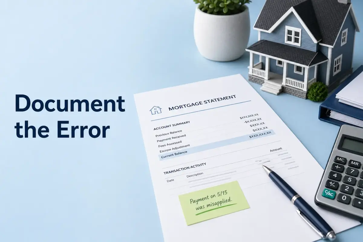 Mortgage Notice of Error: What to Send When Your Servicer Misapplies a Payment, Escrow, or Fee