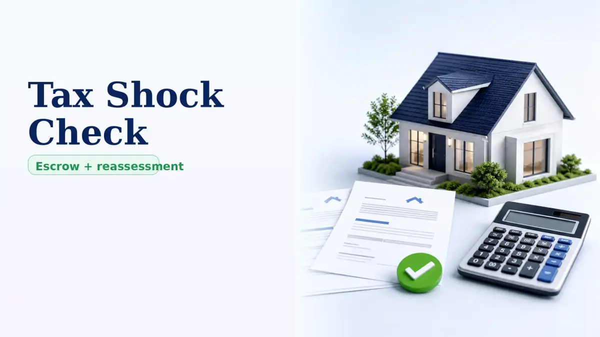 Property Tax Reassessment After Buying a House: Why Your Mortgage Payment Can Jump